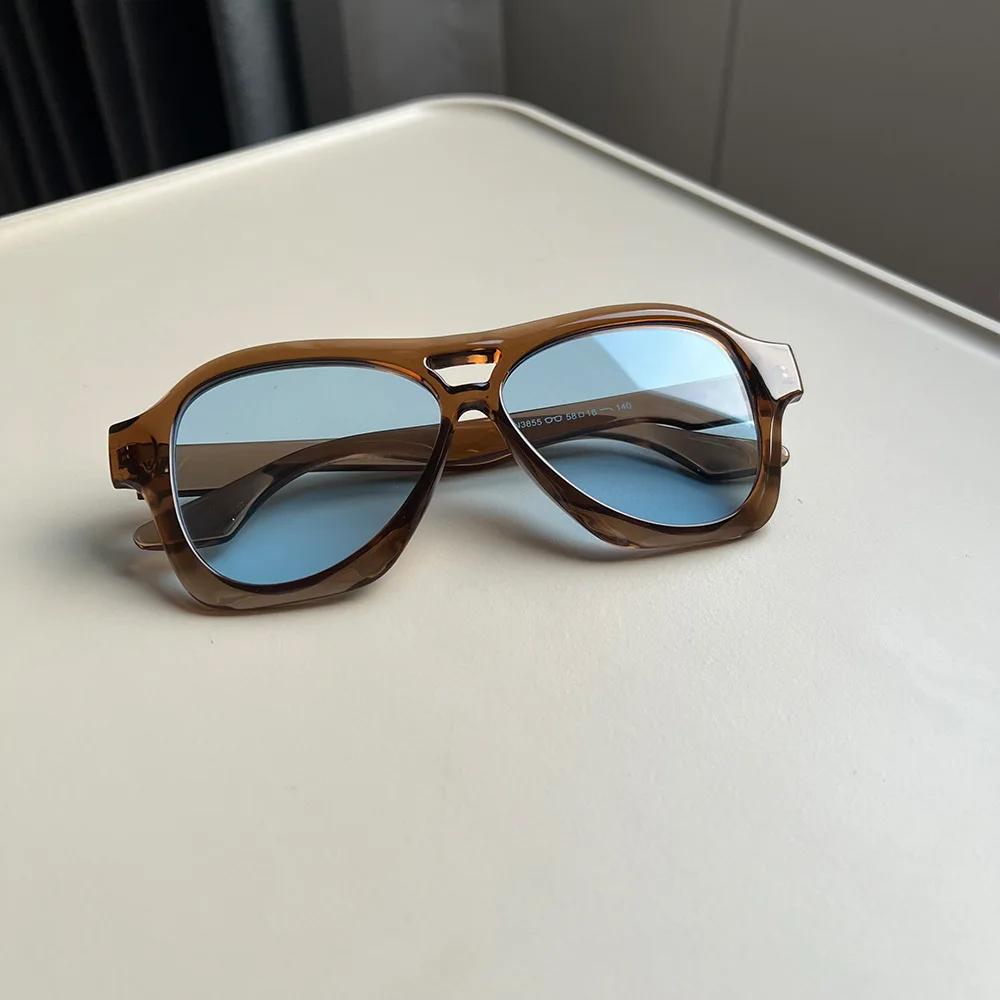

Latest Stylish Pilot Sunglasses for Men Women Big Frame Leopard Frame Personalized Eye Wear Classic Style Shades UV400 Protection Gafas De Sol
