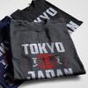 COOLMIND Top Qualität 100% Baumwolle Cool Tokyo Print Herren T-Shirt Lässig Locker Kurzarm Herren T-Shirt Rundhals T-Shirt Herren T-Shirts