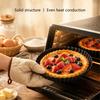 Nonstick Round Baking Pan with Fluted Wall and Removable Base for Pie, Pastry, Dessert, and Family Kitchen Use