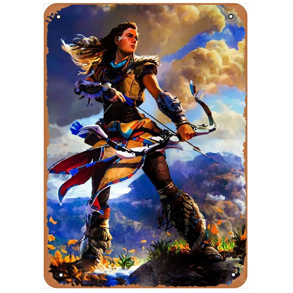 Letreros Metálicos de Lata Placa Decoración de Pared de Videojuegos Pósters de Arte Vintage Pintura de Hierro para Cueva de Hombre Café en Casa Sala de Juegos Club Bar