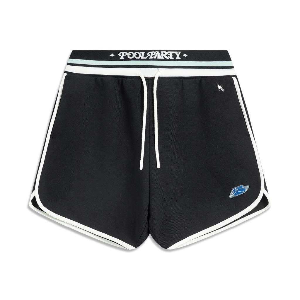 Li Ning X League Of Legends Pool Party Collaboration Sports Lifestyle Series Letter Minimalist Color Block Lace-Up Casual Shorts AKSV536-2