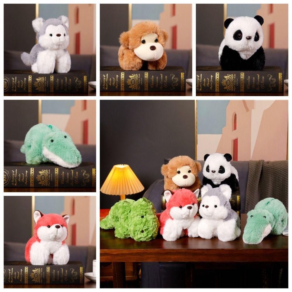 Panda Monkey Panda Bracelet Plush Toy with Clap Circle Dinosaur Plush Bracelet Toy  Children Gift