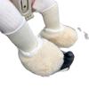 Newborn Baby Soft Sole Fleece-Lined Cartoon Shoe-Socks (0-1 Year, Unisex)