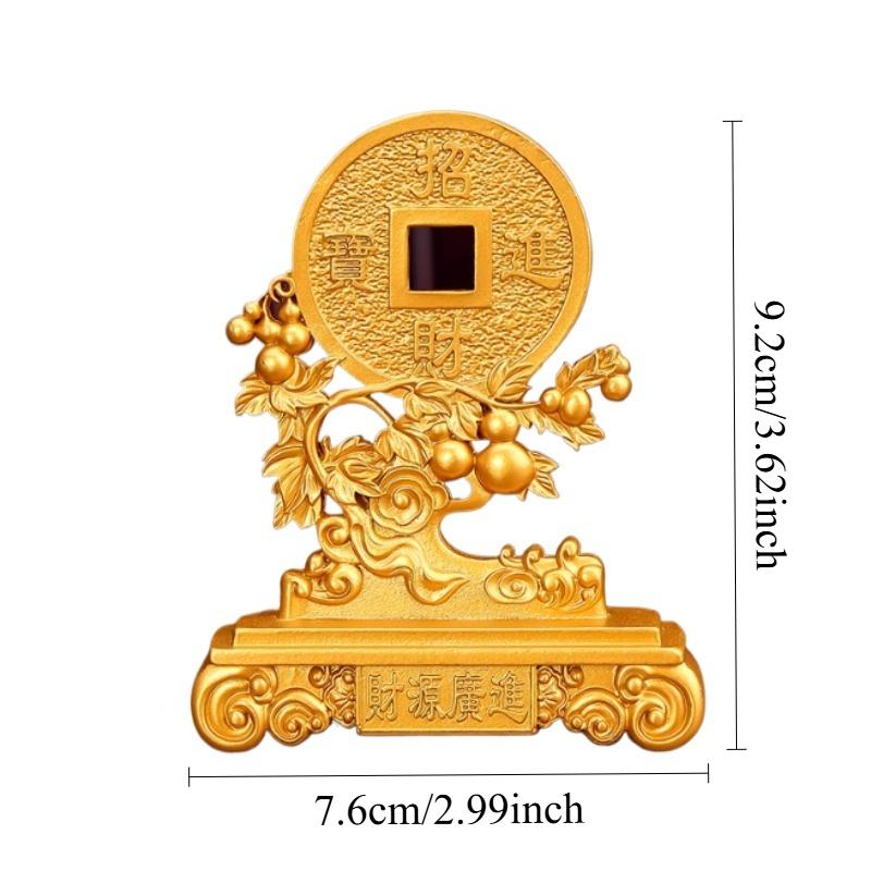

Copper Coin Gourd Ornament Decoration of Living Room Wine Cabinet Metal Crafts Wealth Acquisition Ornaments Home Decoration