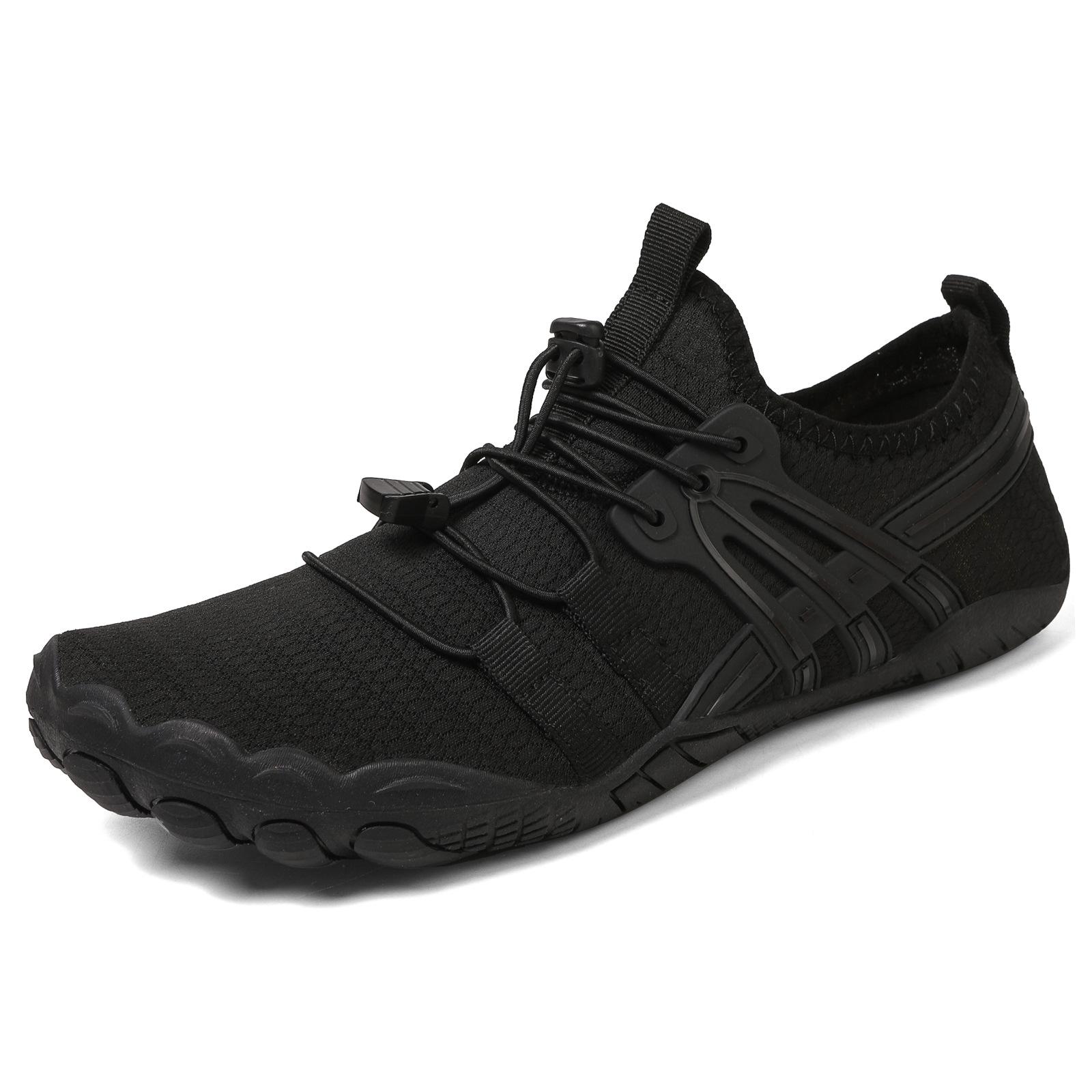 

Новые детские акваобувь женские цветные прогулочные спортивные кроссовки для ходьбы по течению дышащая сетка пять пальцев для плавания в воде 35 чёрный