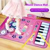 6612 3 In 1 Kids Musical Dance Mat Piano Drum Play Mat Educational Toy for Early Learning