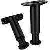 2Pcs Bed Frame Center Support Heavy Duty Adjustable Legs 5.11-8.66in Strong Load-Bearing Bed Replacement Parts Non-Slip Floor