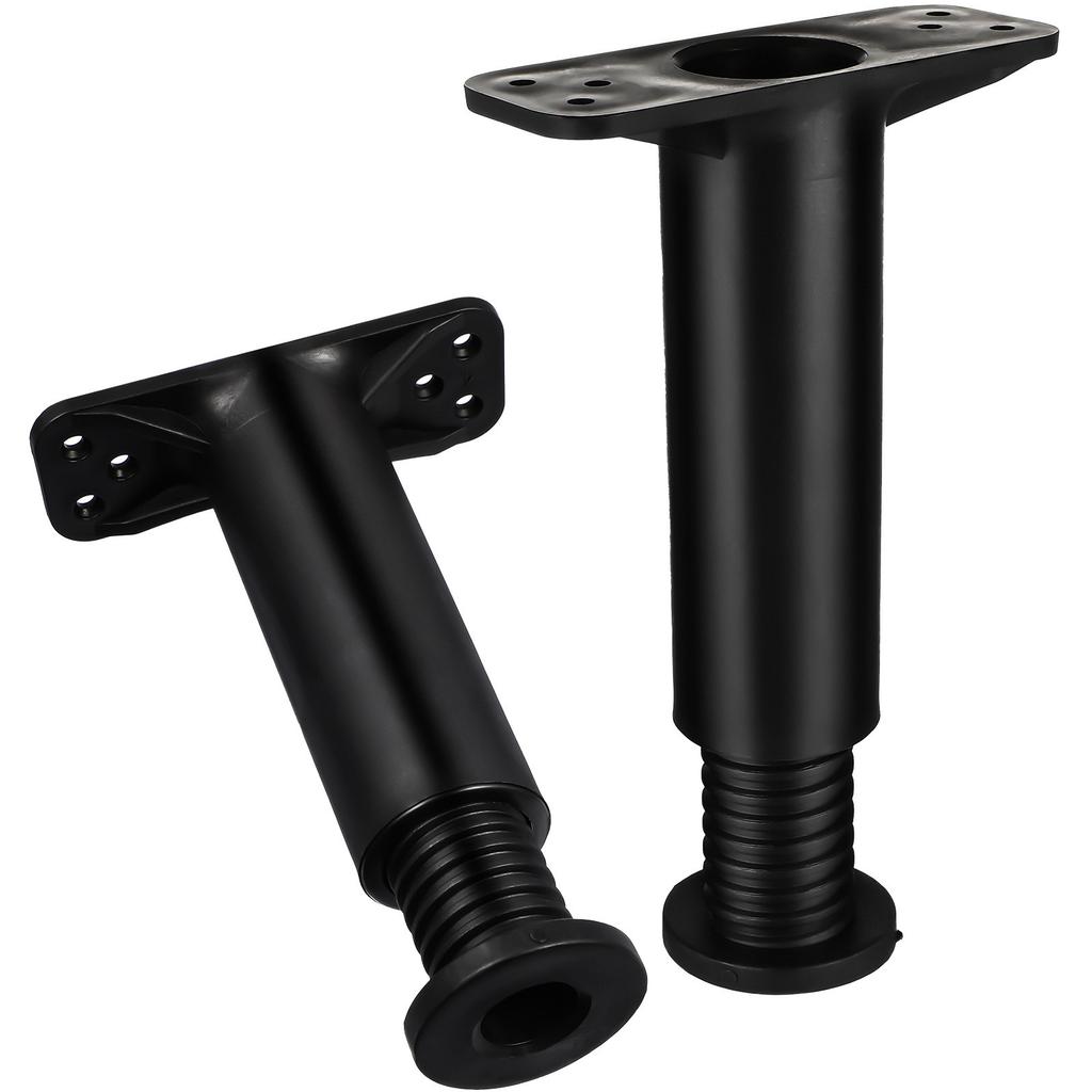 2Pcs Bed Frame Center Support Heavy Duty Adjustable Legs 5.11-8.66in Strong Load-Bearing Bed Replacement Parts Non-Slip Floor