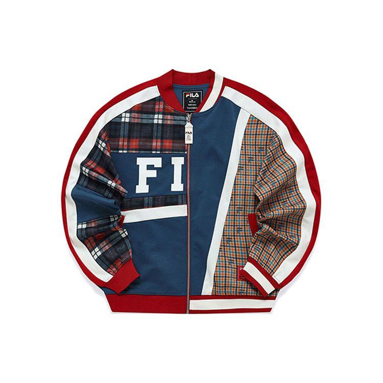 Fila X Maison Mihara Yasuhiro Color Block Sports Jacket Men Jackets Sand-Orange F11M213502F-OR
