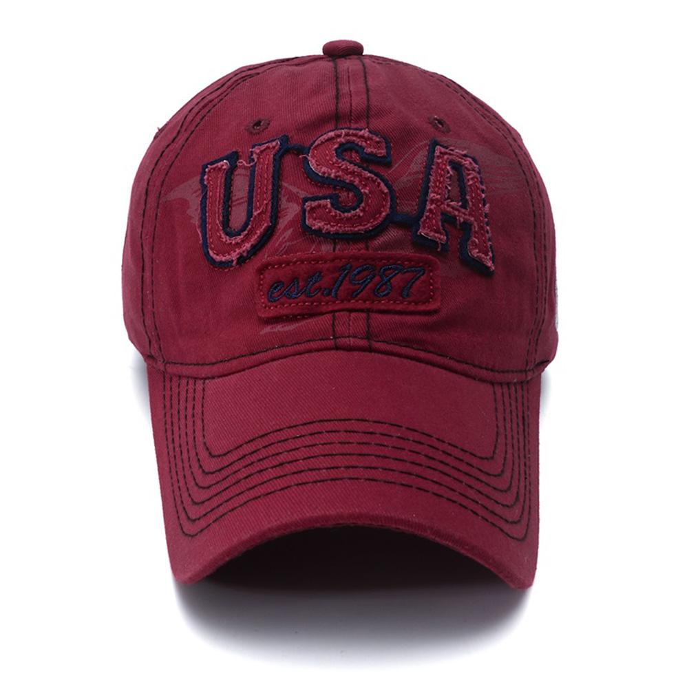 Papa Baumwollnaht Bestickt USA Kappe Baseball Camouflage Herren Hüte Mode Damen Verstellbar Hip Hop Urban Street Style Kappen Sommer Outdoor Sonne