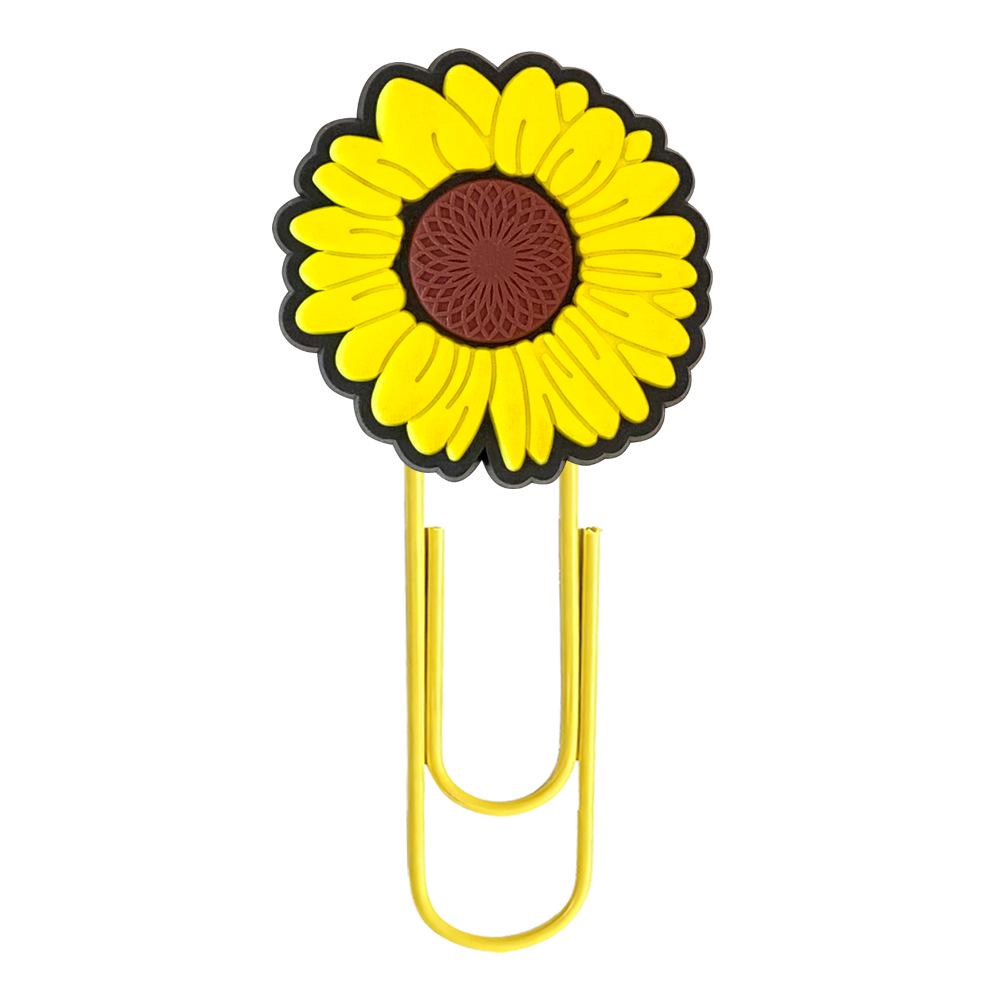 Lovely Large Paperclip & Binder Clip Set: Cute U-Shaped PVC Cartoon Bookmarks for Office Supplies