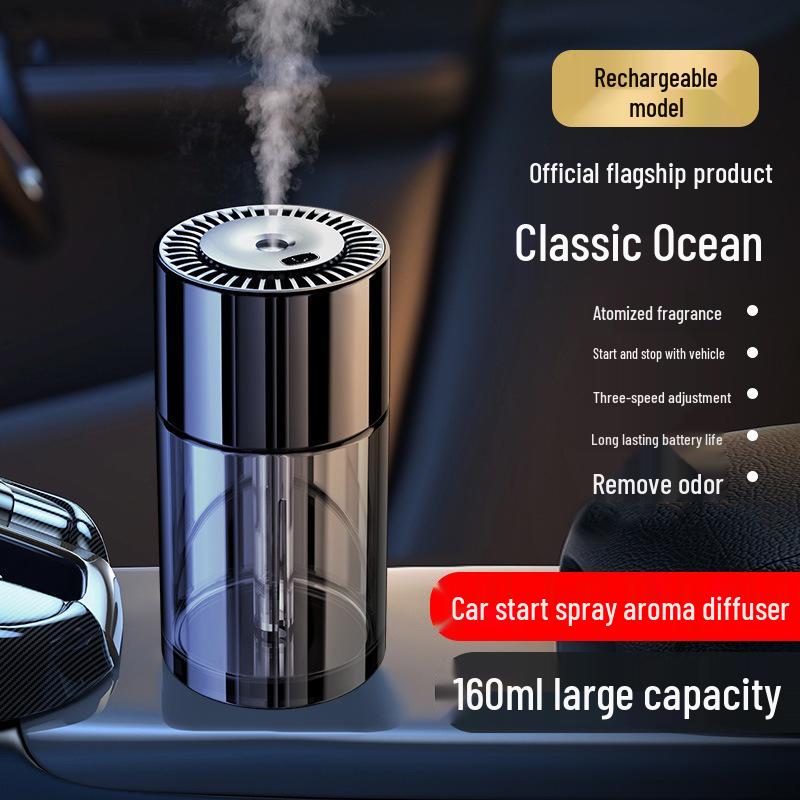Smart Robot Car Aroma Diffuser: Long-lasting Fresh Scent for Car Interiors.