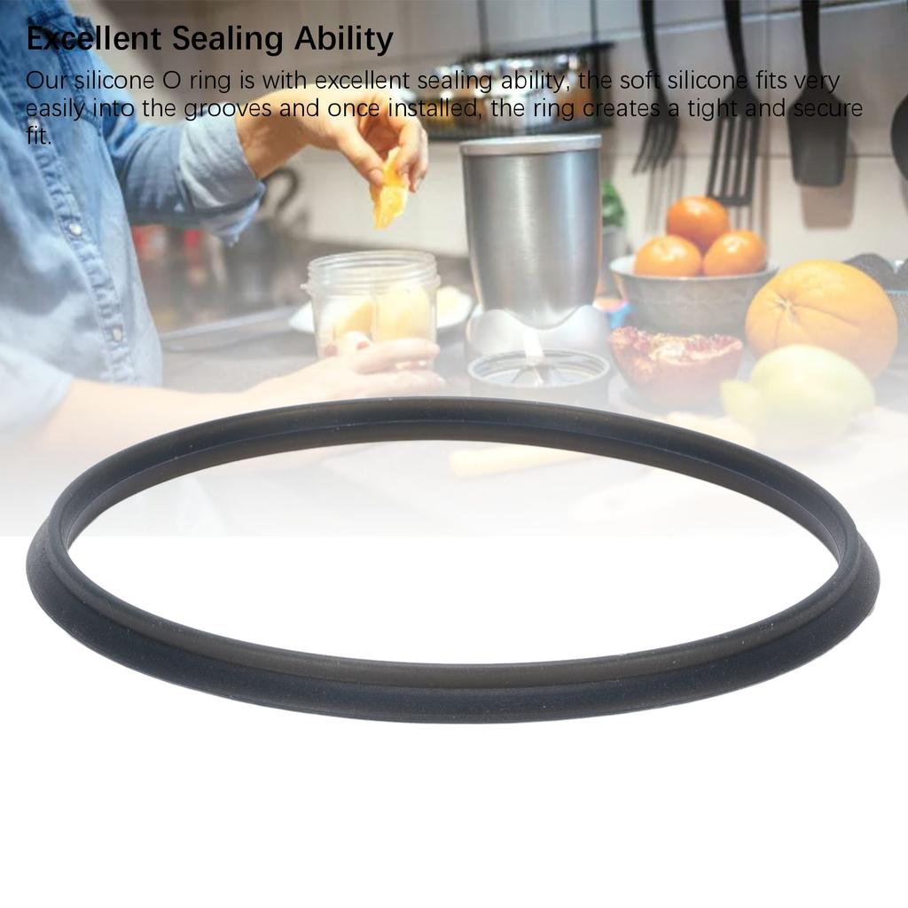 Silicone Mix Sealed Ring Mixer Main Pot Lid Seal Gasket Replacement Part Heatproof Kitchen Food