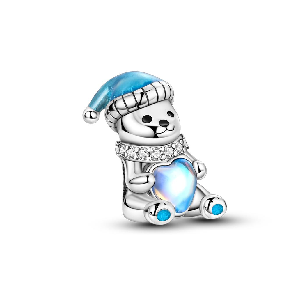 Charm Silber 925 Perlen Blaue Serie Passend Armband Charms DIY Original Mode Anhänger Für Schmuckherstellung