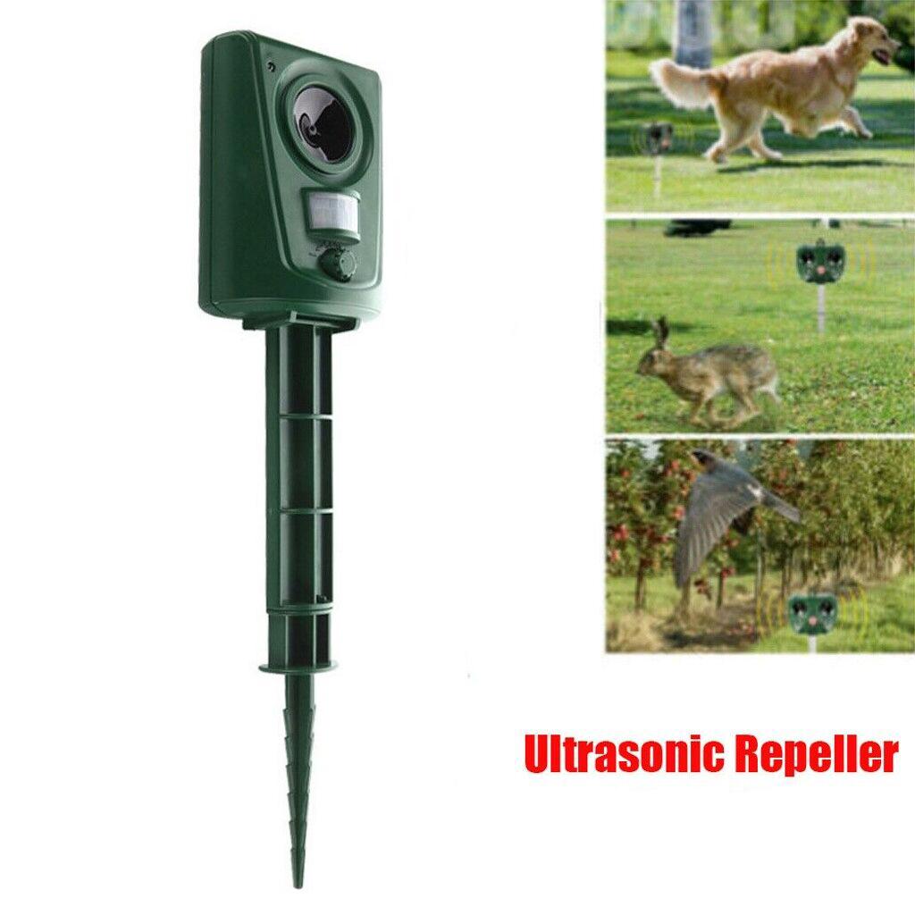 Waterproof Ultrasonic Animal Repeller for Dogs, Squirrels, Weasels, and Birds