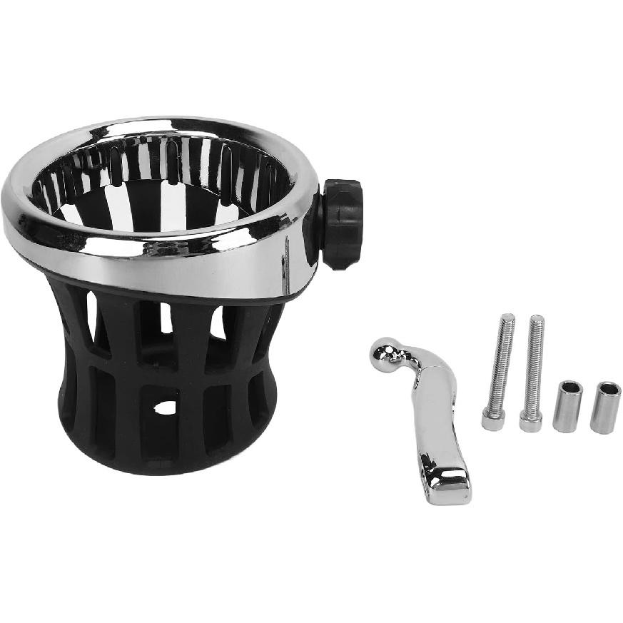 Motorcycle Cup Holder Car Cup Holder Car Cup Holder Aluminum Rubber Motorcycle Handlebar Drink Mount Replacement for Gold Wing