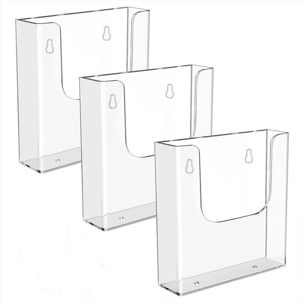 A4/A5 Acrylic Storage Rack Transparent Data Display Rack Magazine Rack Home Office