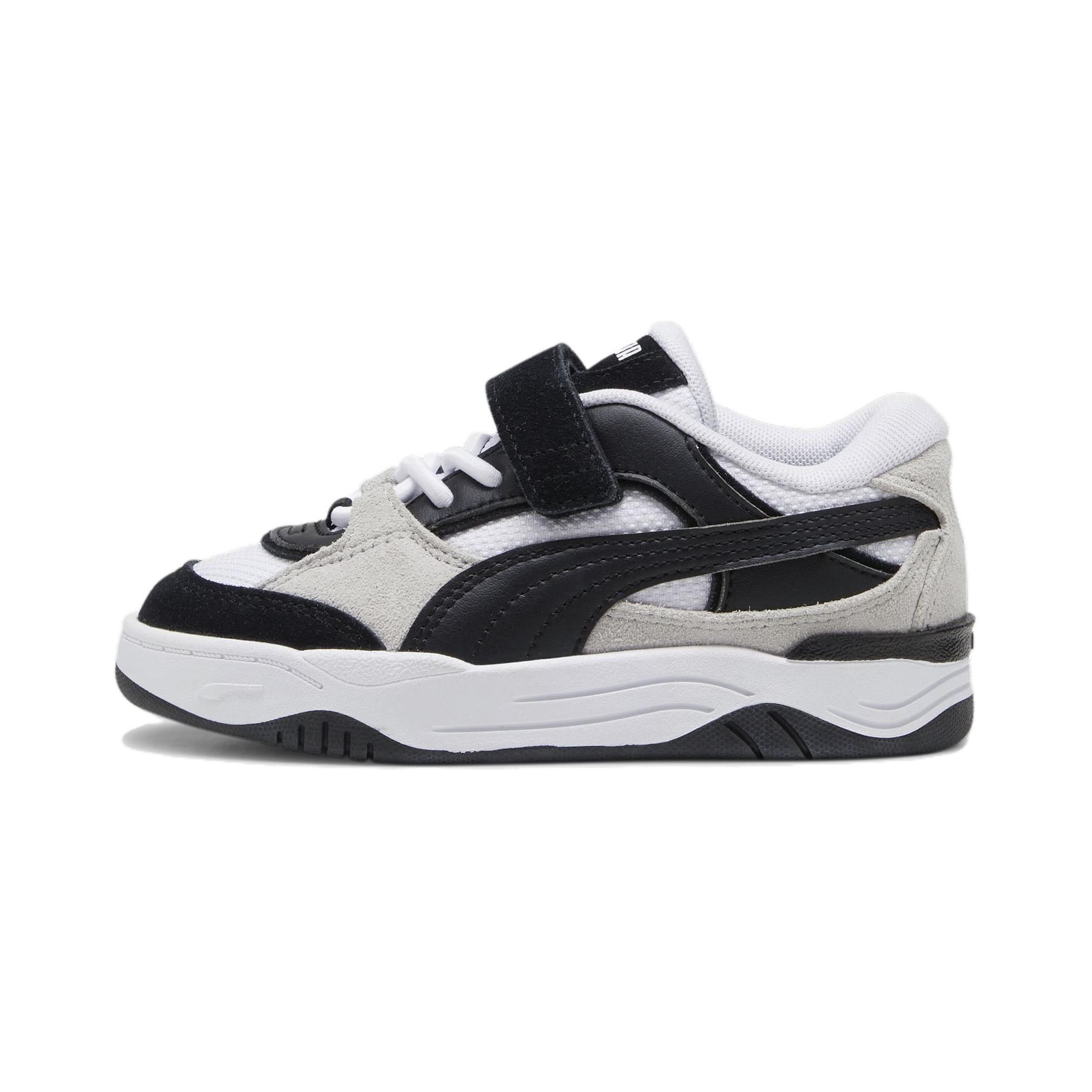 

Puma Non-Slip Low-Top Kids Skate Shoes Kids Sneakers Black White 396582-02 28
