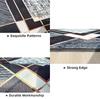 Nordic Style Geometric Large Living Room Rugs Easy Clean Coffee Tables Non-slip Carpet Bedroom Cloakroom Washable Door Mat