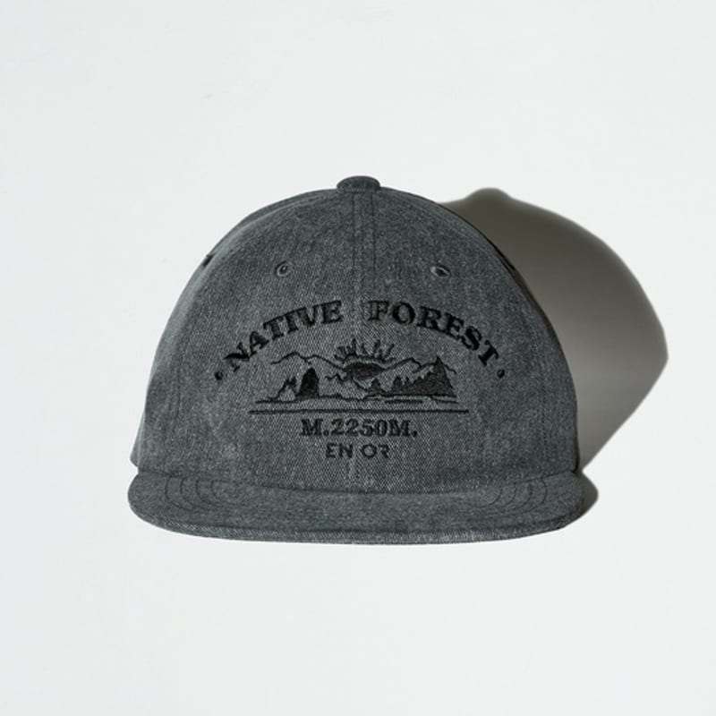 

Enor NATIVE FOREST ENOR DENIM BALL CAP - DARK GREY FREE