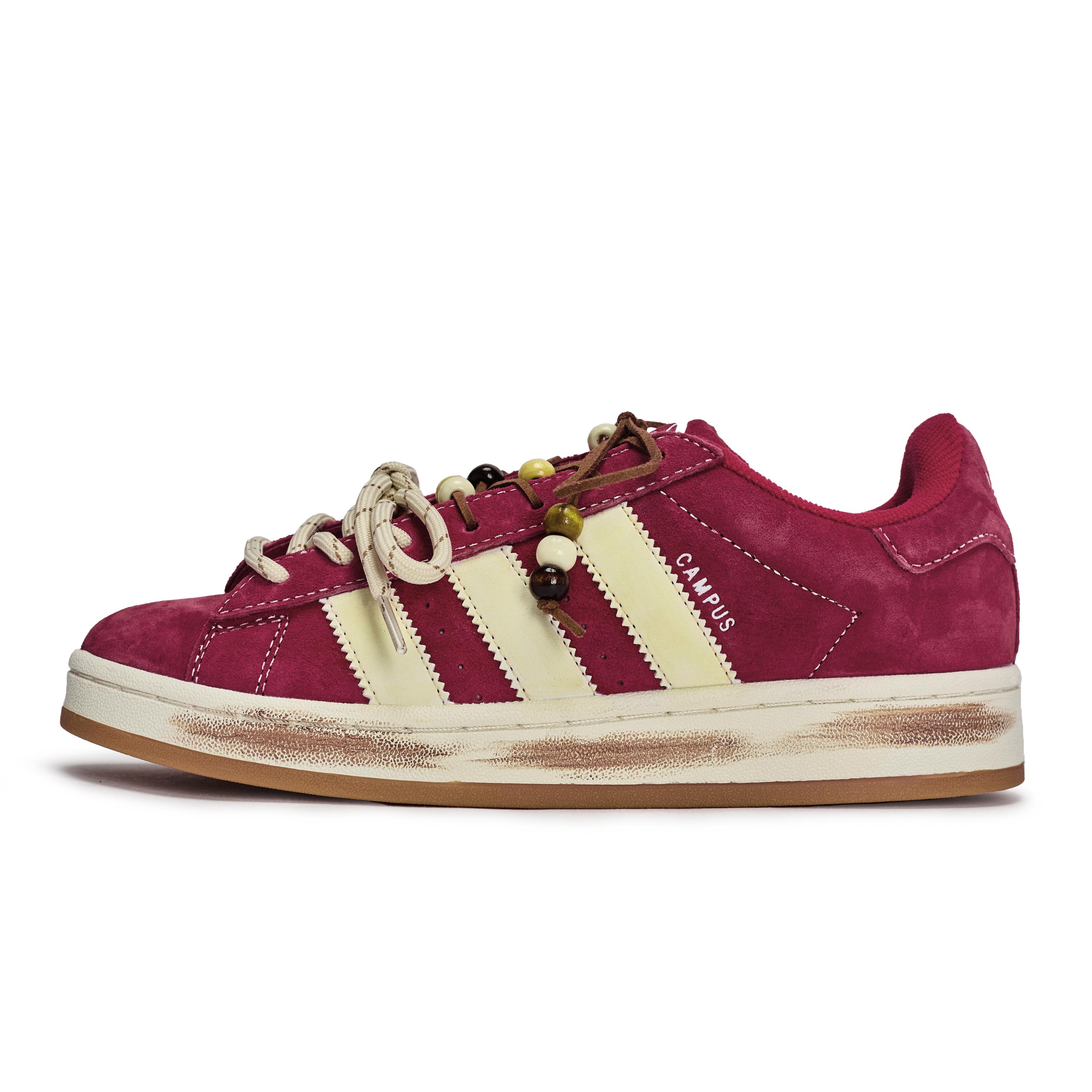 

Adidas Originals CAMPUS 00s 811 Manufacturing, South France Holiday Low top Skateboard Shoes Unisex Beige Red Brown H03474(Team80-) 37⅓