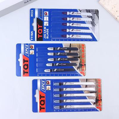 Double-Sided Jigsaw Blades For Efficient Curved Cutting, Wood & Plastic Saber Saw Blades Set For Diyers & Carpenters