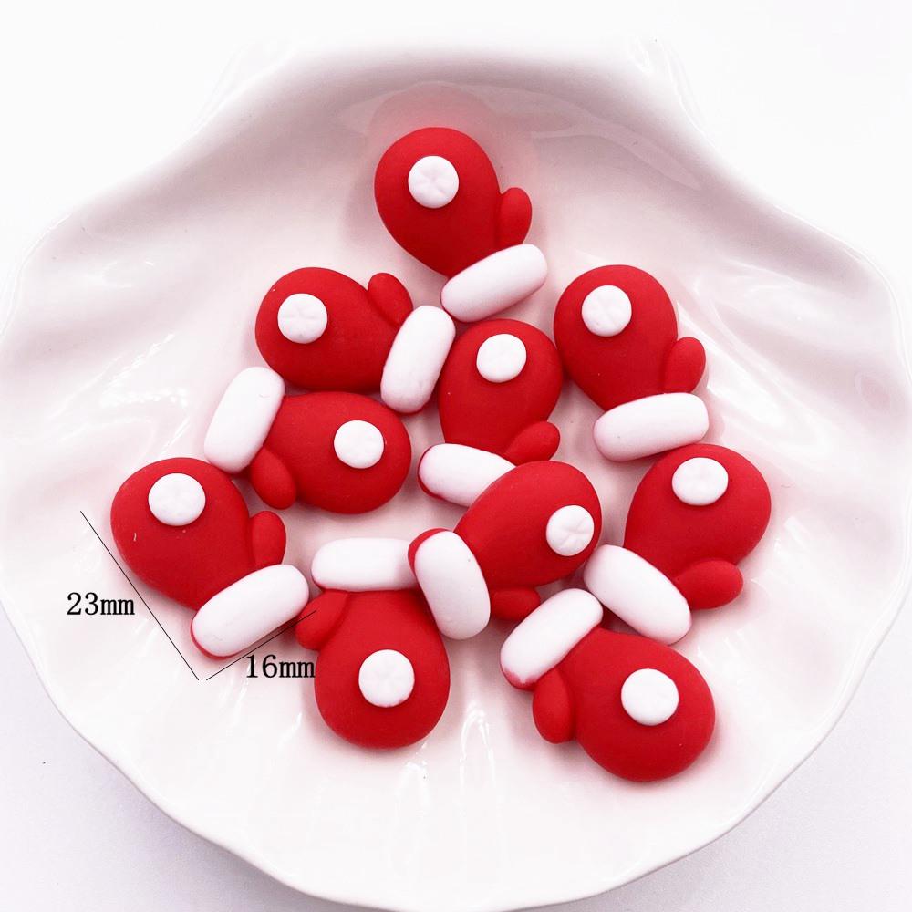 12 Stück bunte Harz Schneemann Bär Pinguin Weihnachtsmann Baum Geschenkbox Elch Flatback Scrapbook Handwerk DIY Zubehör Dekor Figur