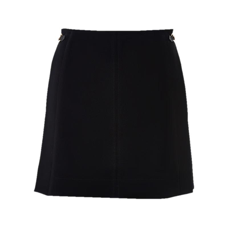 LANCY Elegant A-Line Mini Skirt XL