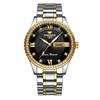 Influencer Brand Men's Tycoon Gold Luminous Waterproof Steel Watch