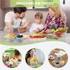 A25F-Small Silicone Snack Containers 4 Pack 4 Oz Reusable Food Storage Containers Bento Lunch Pots With Lids
