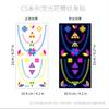 Hot Creative Fluorescent Flower Arm Tattoo Sticker Face Sticker Waterproof Music Festival Arm Tattoo Sticker
