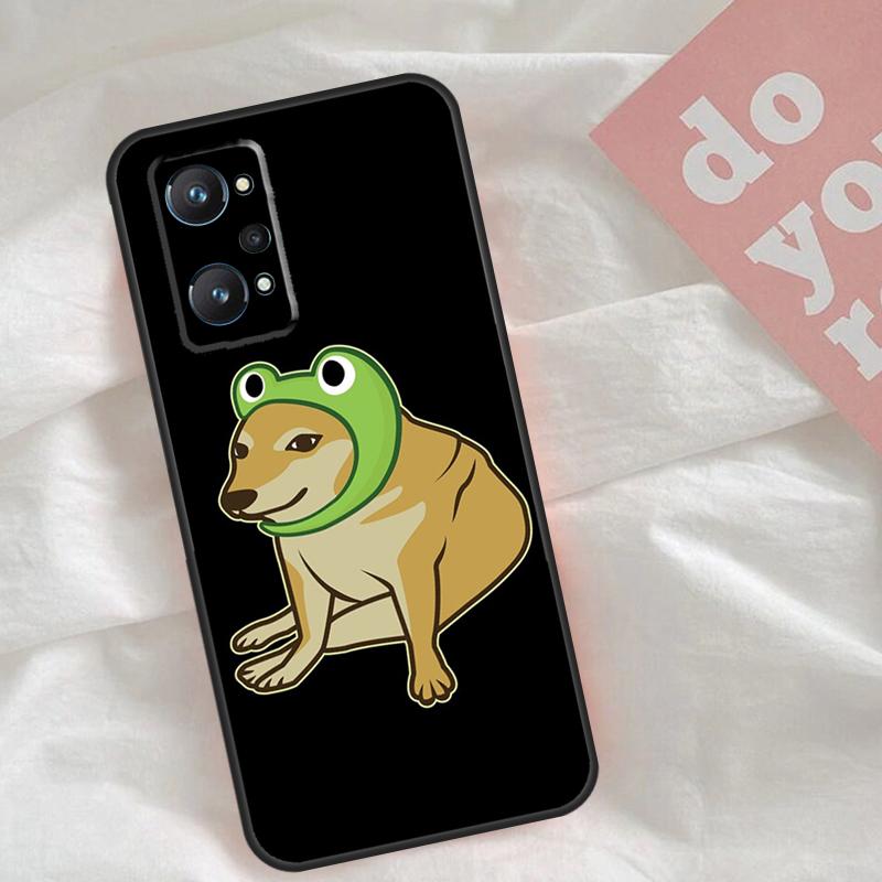 Cheems Doge Case For Realme C65 C67 C71 C63 C61 C55 C51 C53 C35 C75 11 12 13 14 15 Pro Plus GT6 GT7 Pro