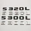 3D ABS Car Letters Logo S300L S320L Badge Sticker Emblem Decals For Mercedes Benz S Class S300L S320L V221 V222 Tail Accessories