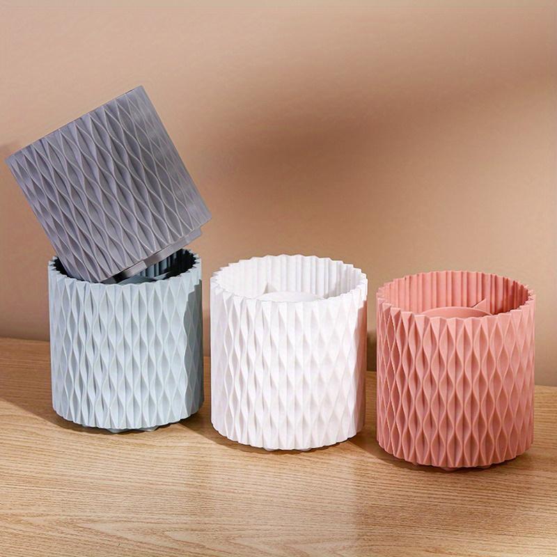 11,8 x 11,8 x 11,8 cm, 1 Stück, um 360 Grad drehbarer Make-up-Pinsel- und Stifte-Organizer mit großer Kapazität, multifunktionaler Halterbecher zur Aufbewahrung von Lippenstift und Augenbrauenstift.