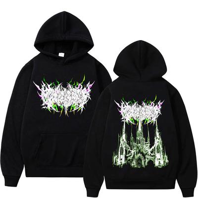 90s Vintage Mayhem The Dawn of The Black Hearts Hoodie Live In Leipzig Sweatshirt Men's Women Death Black Metal Rock Tracksuit