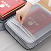 With password lock Multifunctional briefcase office document storage bag business trip card passport organizer travel accessory