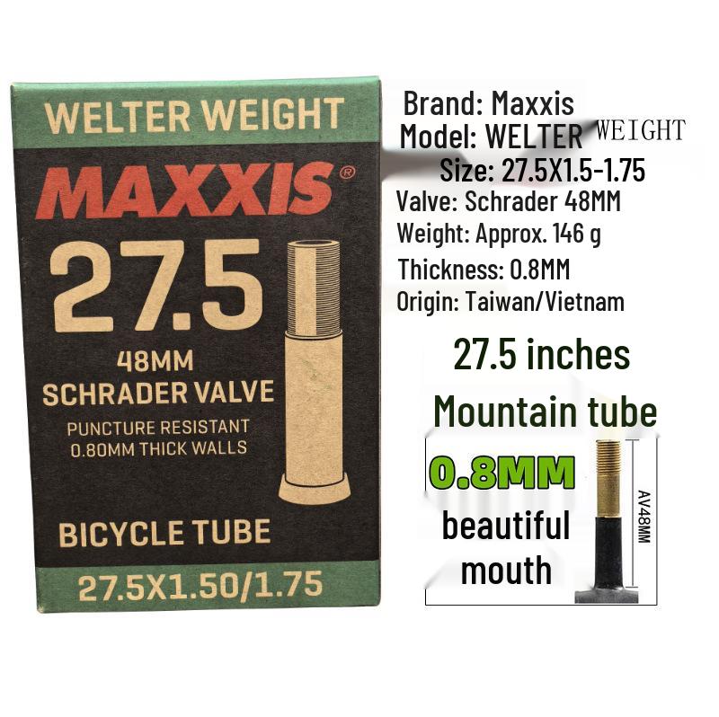MAXXIS Bicycle Ultra-light Inner Tube for Mountain/Road Bikes: 26", 27.5", 29", 700x23C