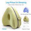 Highdensity Memory Foam Orthopedic Pillow For Leg Positioning And Hip Pain Alleviation