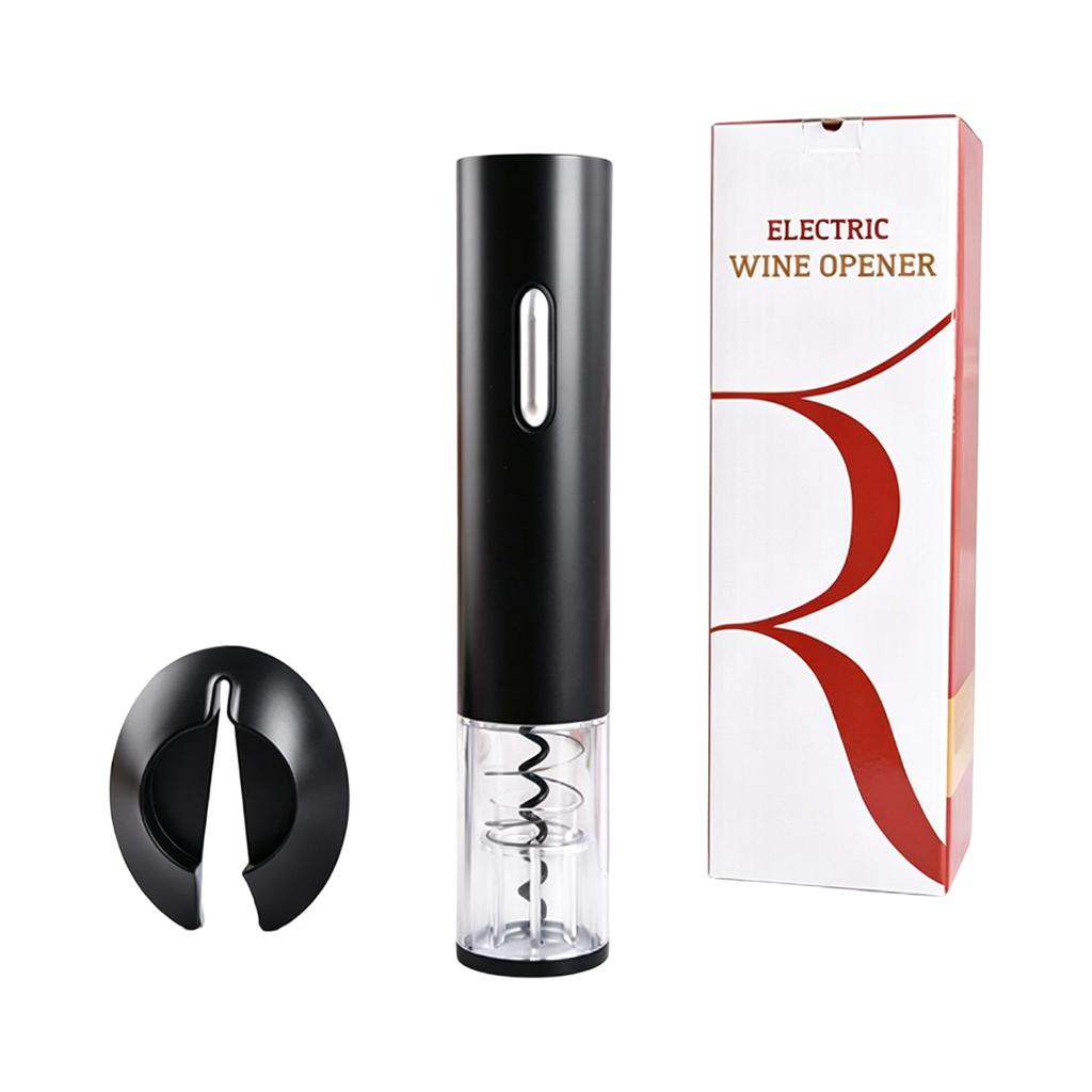 Electric Wine Opener Automatic Corkscrew Bottle Opener Plastic Wine Accessories Easy Use Battery Operated Wine Bottle Opener Set