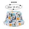 Baby Bucket hat 2-5 Years Old Children Cartoon Infant cap Boys Girls Hat Sun Protection Breathable Cute Shade Basin hat