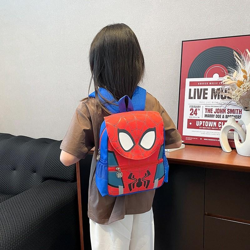 Pattern Kids Backpack With Anime Cartoon Design School Gifts Bag