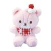 Cute Bear Plush Keychain With Soft Short Pile For Bags And Kids Decor