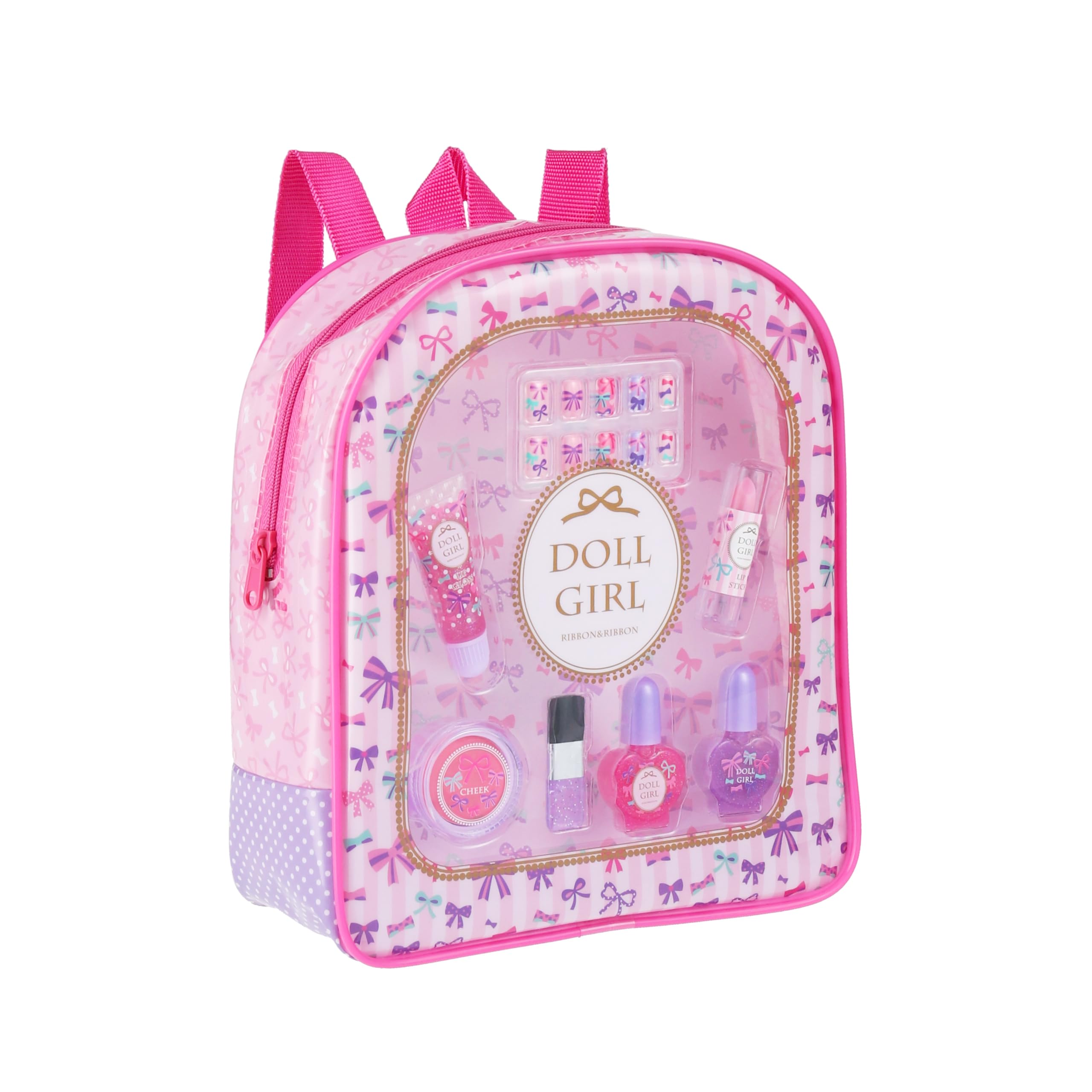 

Кукла-гонщица, девочка, макияж, рюкзак, возраст 6+, косметика и аксессуары, 900024