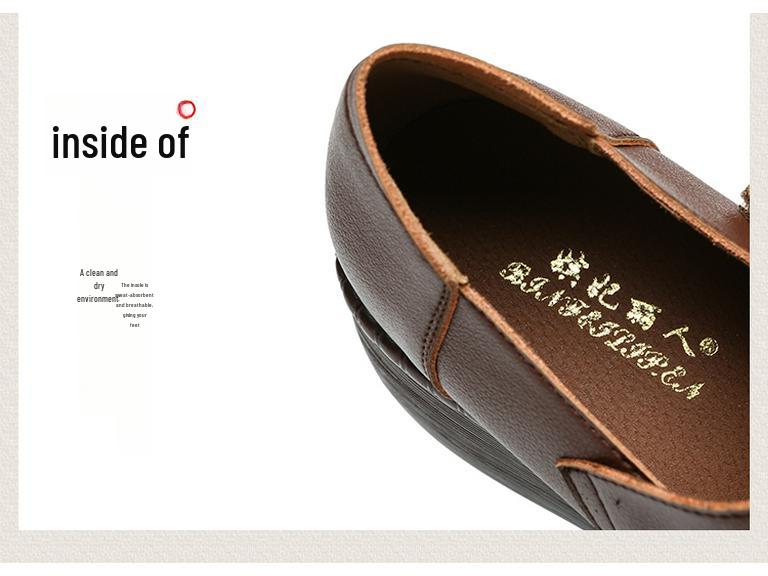 Buty na koturnie w stylu etnicznym na platformie dla matek o szerokich stopach z paskiem na rzep - wodoodporne i wygodne