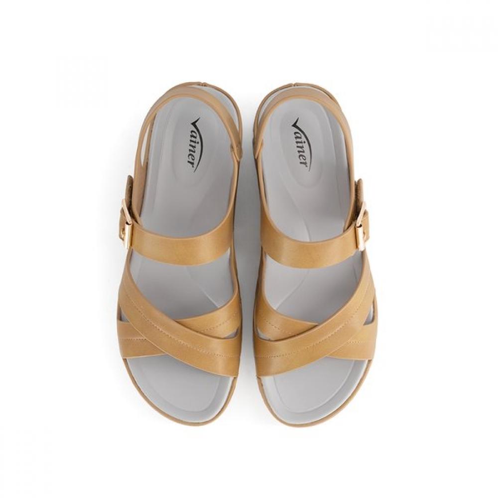 Vainer Women Camel Comfort Sandals 9xi2