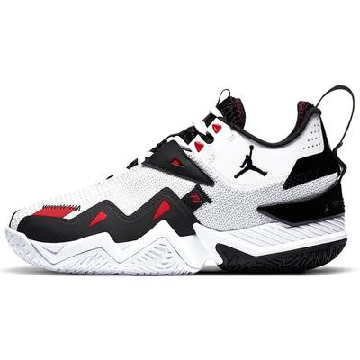 Air Jordan Westbrook One Take PF 'Black Toe' (Uniseks) Wit / University Red / Zwart Vintage Basketbalschoenen CJ0781 101