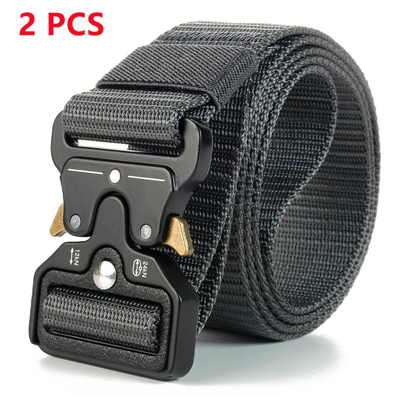 Genuine Tactical Belt Quick Release Outdoor Military Belt Soft Real Nylon Sports Accessories Men And Women Black Belt