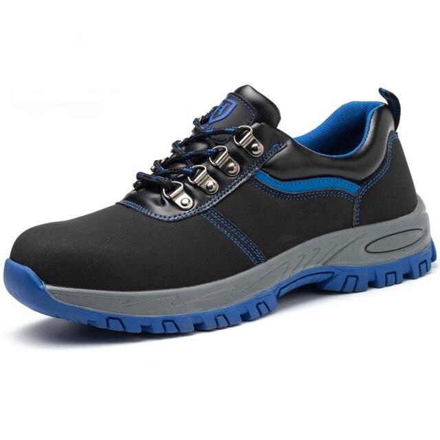 

Новый тип защитной обуви для труда из стали Baotou Cattle Anti Leather Anti Hit Anti Puncture Gas Site High Top Work Shoes Men 44
