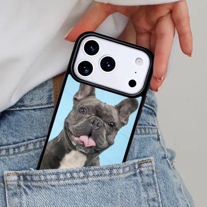 French Bulldog Art soft Phone Case for iPhone 16e 15 14 13 12 17 Pro Max Plus Air 17pro Cover Coque