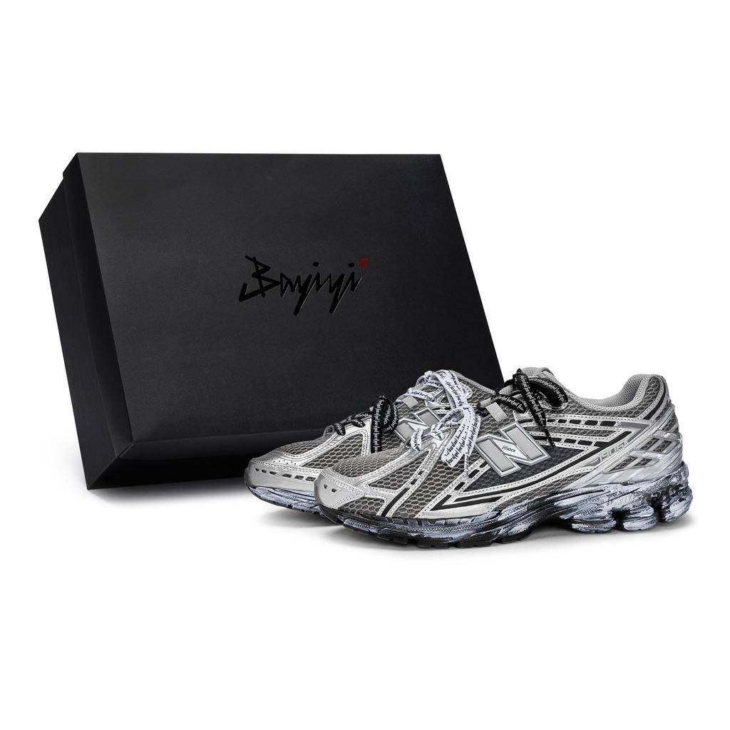 New Balance NB 1906R Abrasion Resistant Low top Running Shoes Unisex Gray Silver M1906REH(Team80-S-BOX)